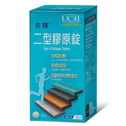 圖片 杏輝 非變性二型膠原蛋白錠  30錠